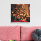 Yuletide Charm Canvas Afdruk (Insitu (Woonkamer))