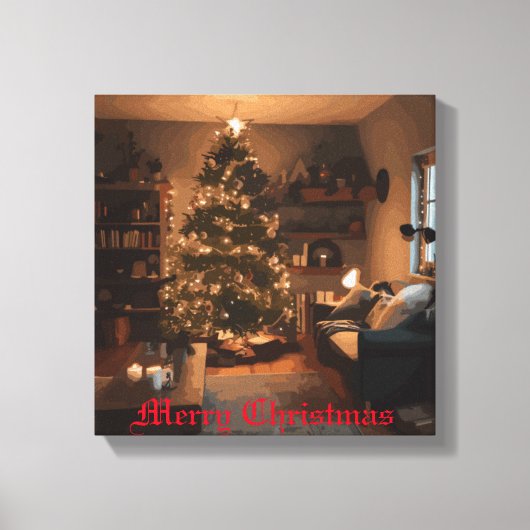 Yuletide Charm Canvas Afdruk (Voorkant)