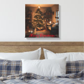 Yuletide Charm Canvas Afdruk (Insitu (Slaapkamer))