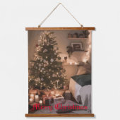 Yuletide Charm Hangend Wandkleed (Voorkant)