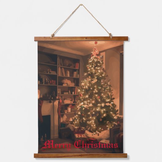 Yuletide Charm Hangend Wandkleed (Voorkant)