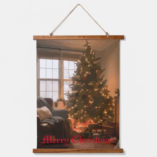 Yuletide Charm Hangend Wandkleed (Voorkant)