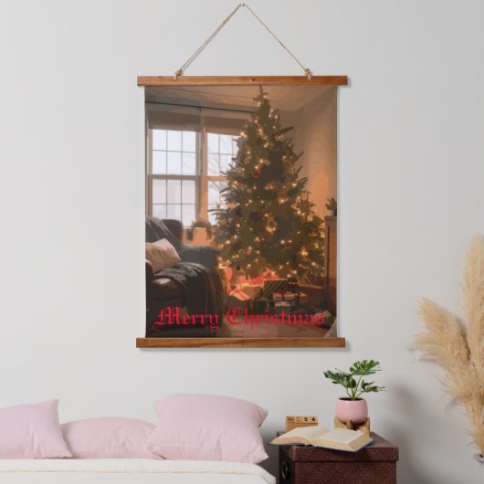 Yuletide Charm Hangend Wandkleed (Slaapkamer)