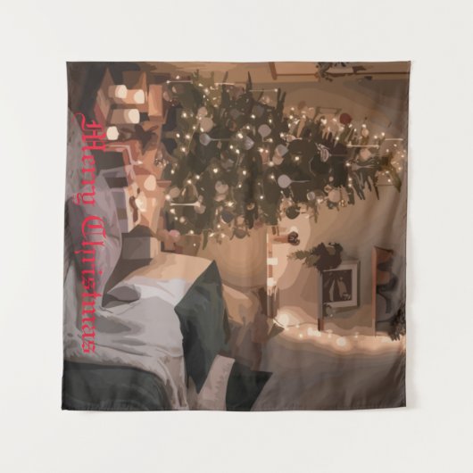 Yuletide Charm Wandkleed (Voorkant (horizontaal))