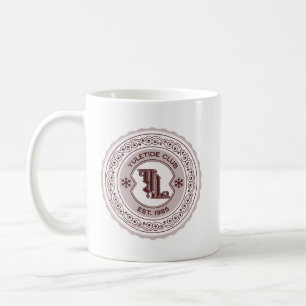 Yuletide Club EST. 1985 Holiday Crest Design Koffiemok