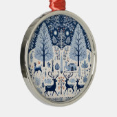 Yuletide Decor Metalen Ornament (Rechts)