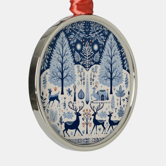 Yuletide Decor Metalen Ornament (Rechts)