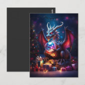 Yuletide Dragons Briefkaart (Voorkant / Achterkant)