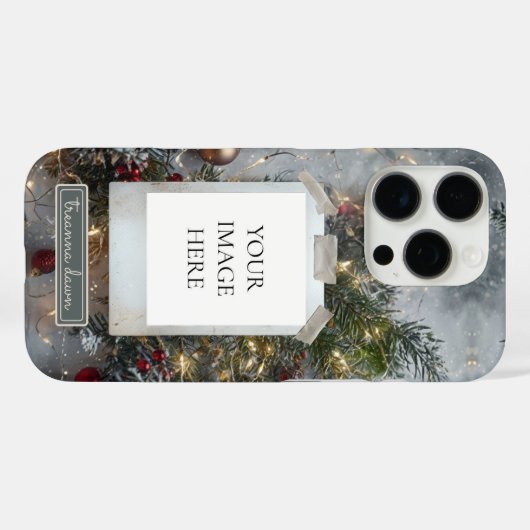 Yuletide Elegance Case-Mate iPhone Case (Achterkant (horizontaal))