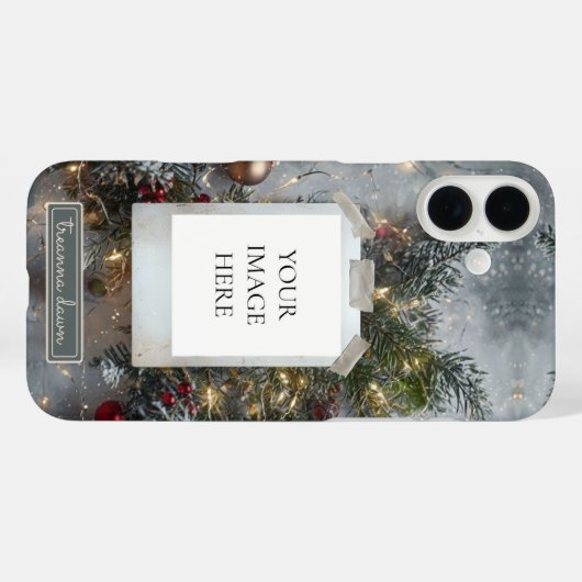 Yuletide Elegance Case-Mate iPhone Case (Achterkant (horizontaal))