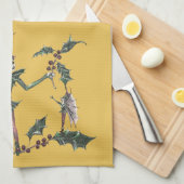 Yuletide Fairy Kitchen Towel Theedoek (Quarter Fold)