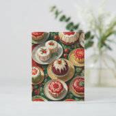 Yuletide Feast Briefkaart (Staand voorkant)