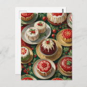 Yuletide Feast Briefkaart (Voorkant / Achterkant)