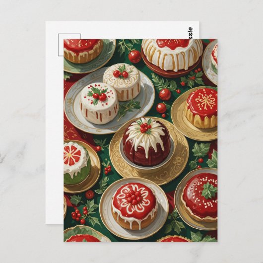 Yuletide Feast Briefkaart (Voorkant / Achterkant)