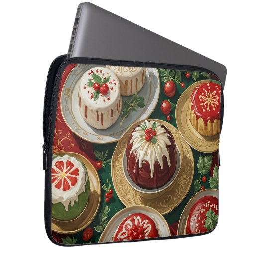 Yuletide Feast Laptop Sleeve (Voorkant Rechts)