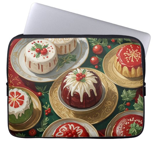 Yuletide Feast Laptop Sleeve (Voorkant)