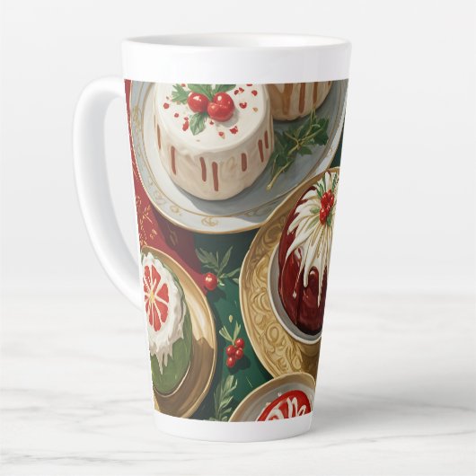 Yuletide Feast Latte Mok (Linkerhoek)