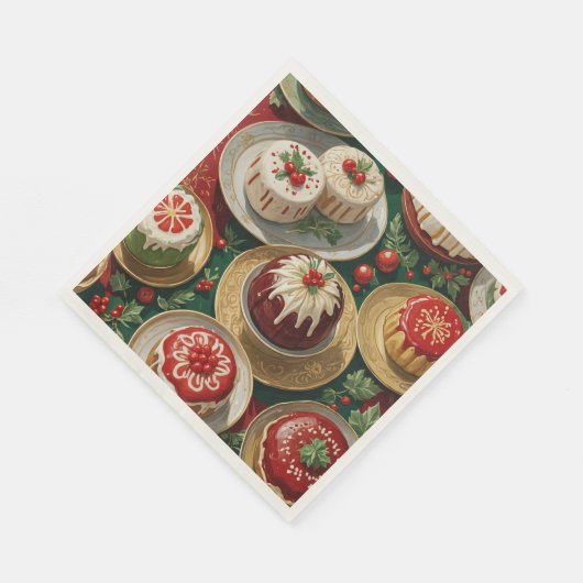 Yuletide Feast Servet (Hoek)