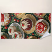 Yuletide Feast Strandlaken (Voorkant)