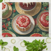 Yuletide Feast Theedoek (Gevouwen)