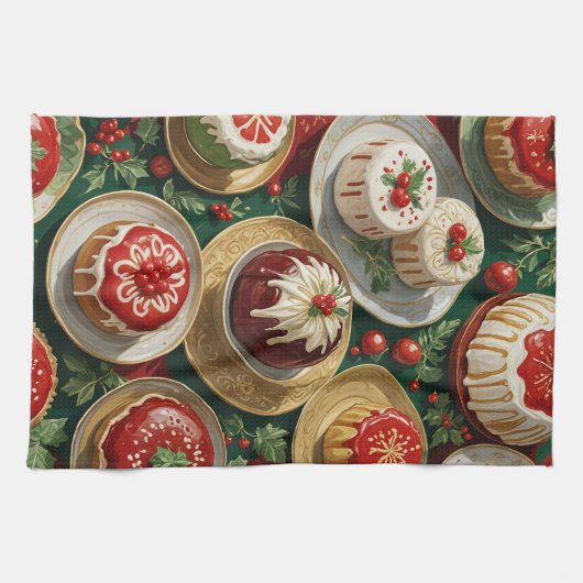 Yuletide Feast Theedoek (Horizontaal)