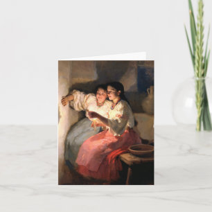 YULETIDE FORTUNE TELLERS NOTECARD KAART