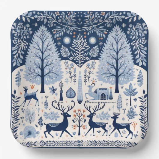 Yuletide Gatherings Papieren Bordje (Voorkant)