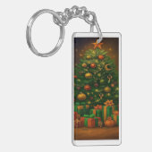 Yuletide Glow: Tree of Wonder Keychain (Voorkant Links)