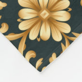 Yuletide Gold Glimmer Fleece Deken (Hoek)