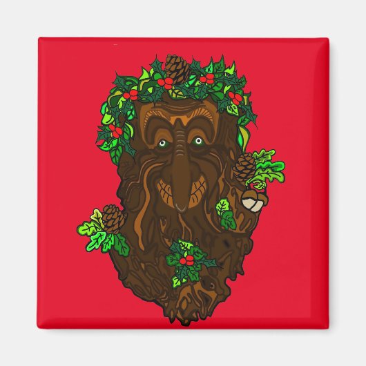 Yuletide Greenman Magnet (Voorkant)