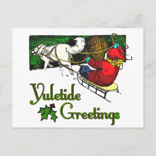 Yuletide Greetings Card Briefkaart