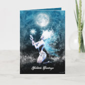 Yuletide Greetings Feestdagen Kaart (Voorkant)