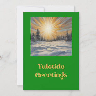 Yuletide Greetings Feestdagenkaart