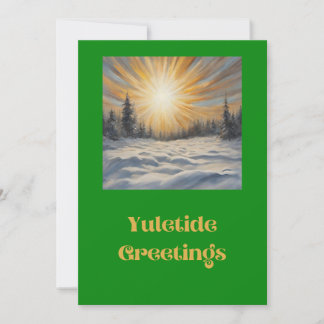 Yuletide Greetings Feestdagenkaart