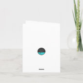 Yuletide Greetings Kaart (Achterkant)