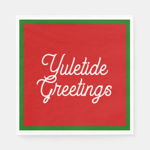 Yuletide Greetings Napkins Servet