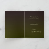 Yuletide Groeten Feestdagen Kaart (Binnen)