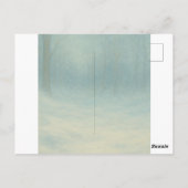 Yuletide Groeten Gevouwen Wenskaart Briefkaart (Achterkant)