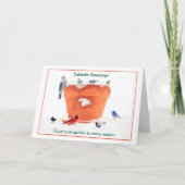 Yuletide Groeten-vakantie/Kerstmis Feestdagen Kaart (Voorkant)