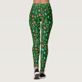 Yuletide Harmony Kerstvakantie Leggings (Achterkant)