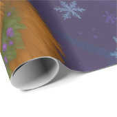 “YuleTide Highland Stroll” Highland Holiday Charm Cadeaupapier (Rol Hoek)