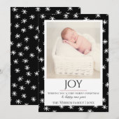 Yuletide Holiday-fotokaart Feestdagenkaart (Voorkant / Achterkant)