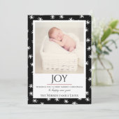 Yuletide Holiday-fotokaart Feestdagenkaart (Staand voorkant)