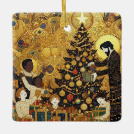 "Yuletide Joy" Keramisch Ornament