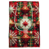 Yuletide Joy Medium Cadeauzakje (Voorkant)