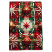 Yuletide Joy Medium Cadeauzakje (Achterkant)