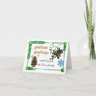 Yuletide keltisch kaart