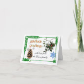 Yuletide keltisch kaart (Voorkant)