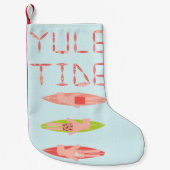 Yuletide KerstSurfer Stocking Kleine Kerstsok (Voorkant)