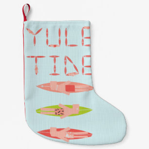 Yuletide KerstSurfer Stocking Kleine Kerstsok